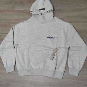 Fear of God Essentials Hoodie – Light Oatmeal (XS)